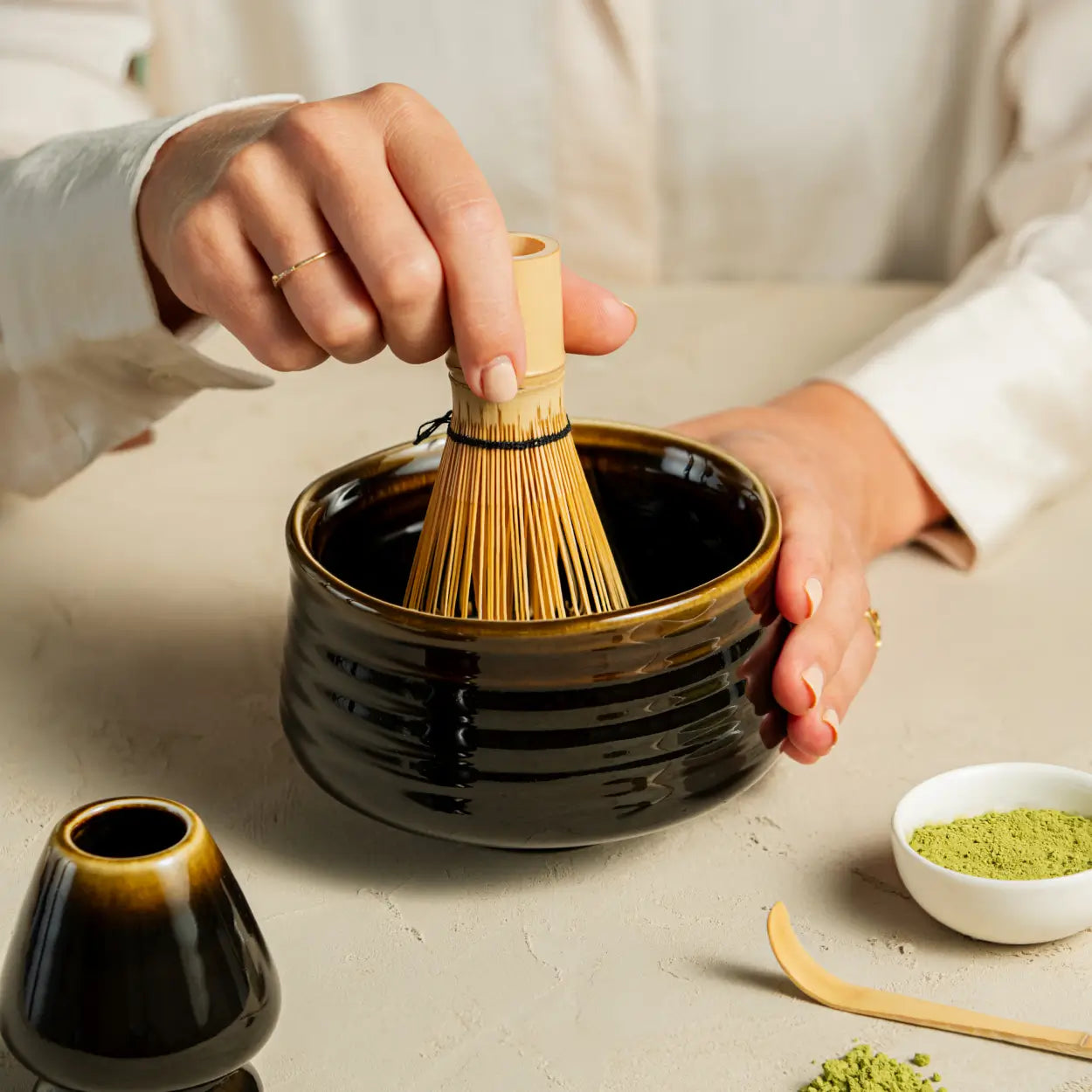 kusmi-tea-kit-matcha-e-accessori-componibile-matcha-30g-set image 5