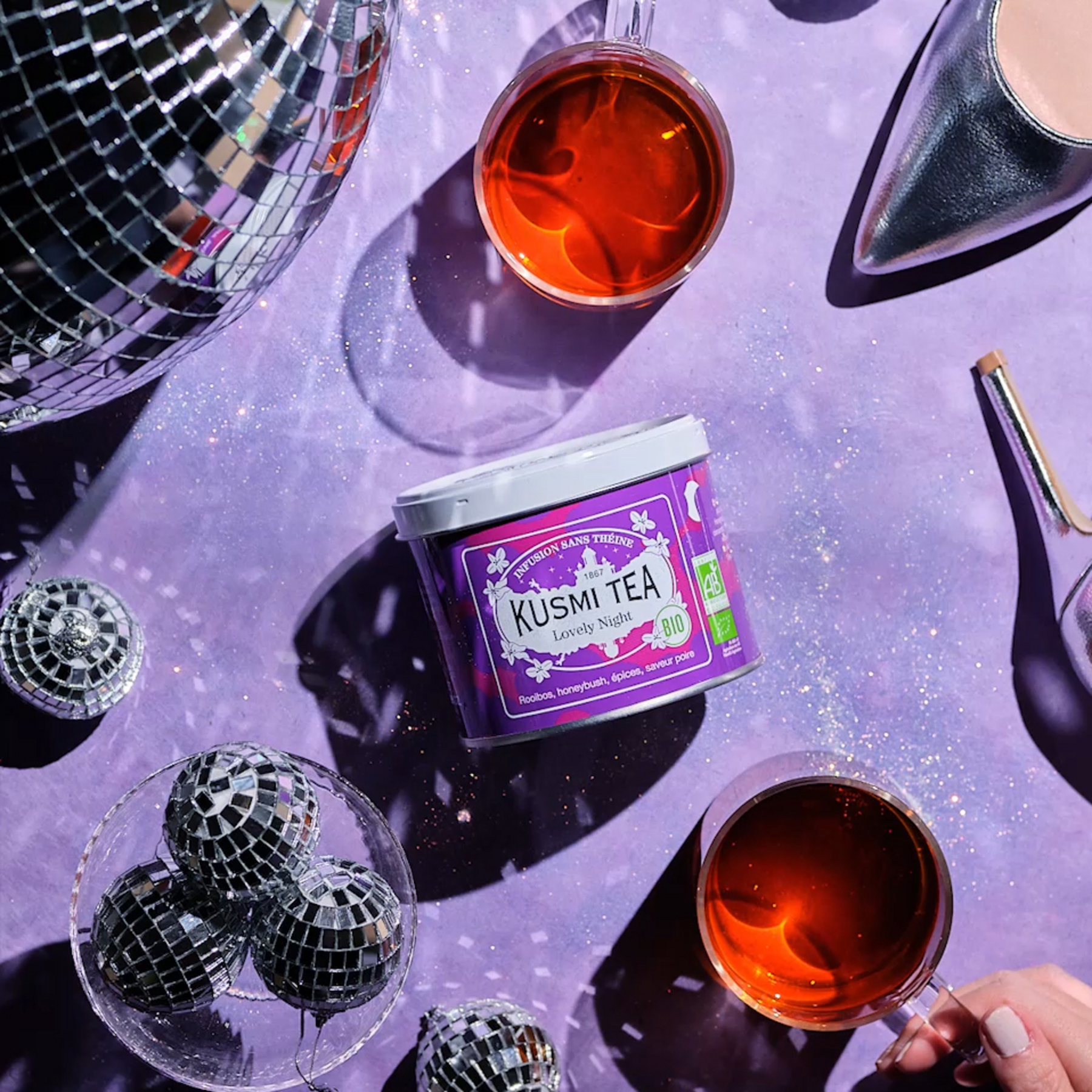 kusmi-tea-lovely-night-bio-tisana-della-sera-pera-e-spezie image 1
