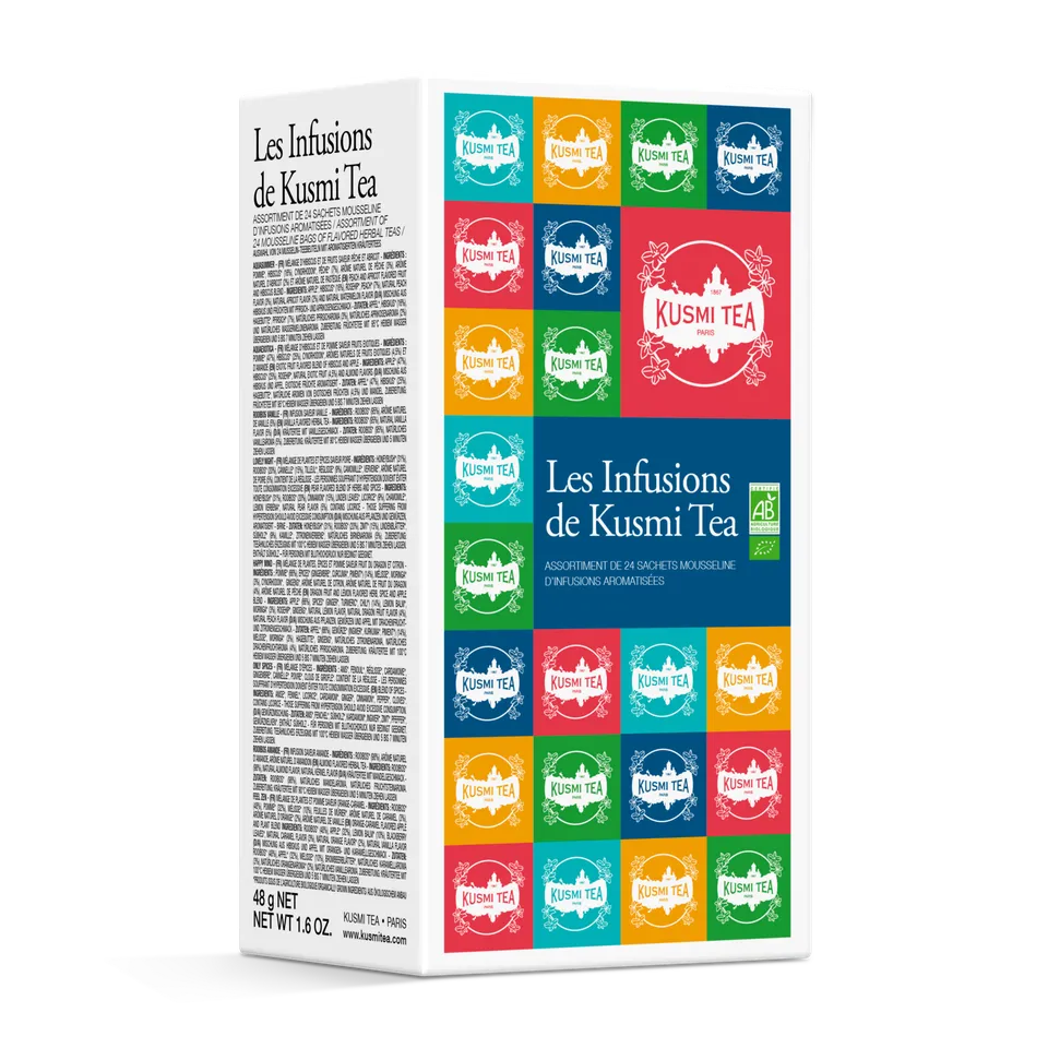 kusmi-tea-les-infusions-bio-cofanetto-8-tisane-in-sachet image 1