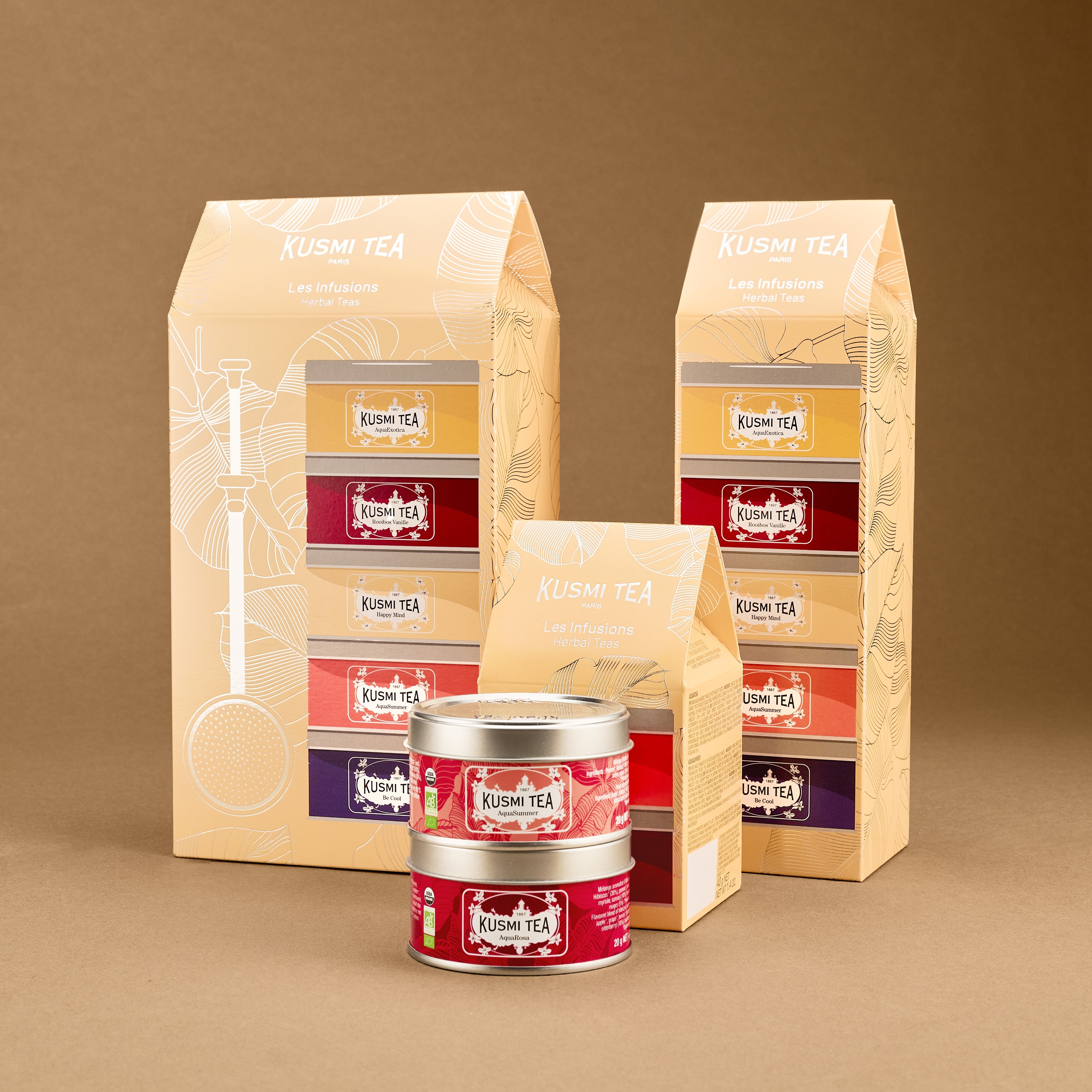 kusmi-tea-cofanetto-infusi-bio-5-miniature-con-infusore image 4