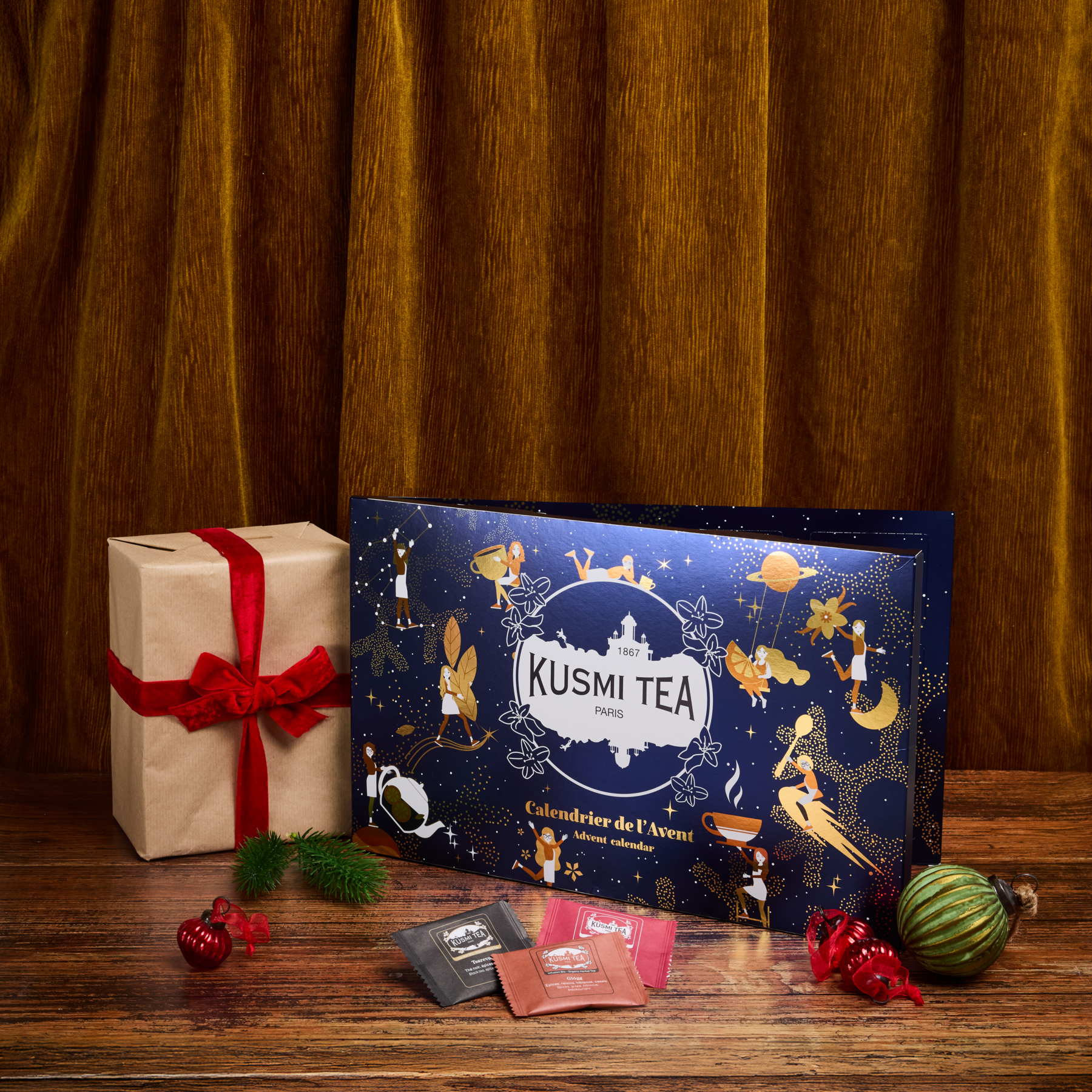 kusmi-tea-calendario-scoperta-cofanetto-24-bustine-te-e-tisane-bio image 2