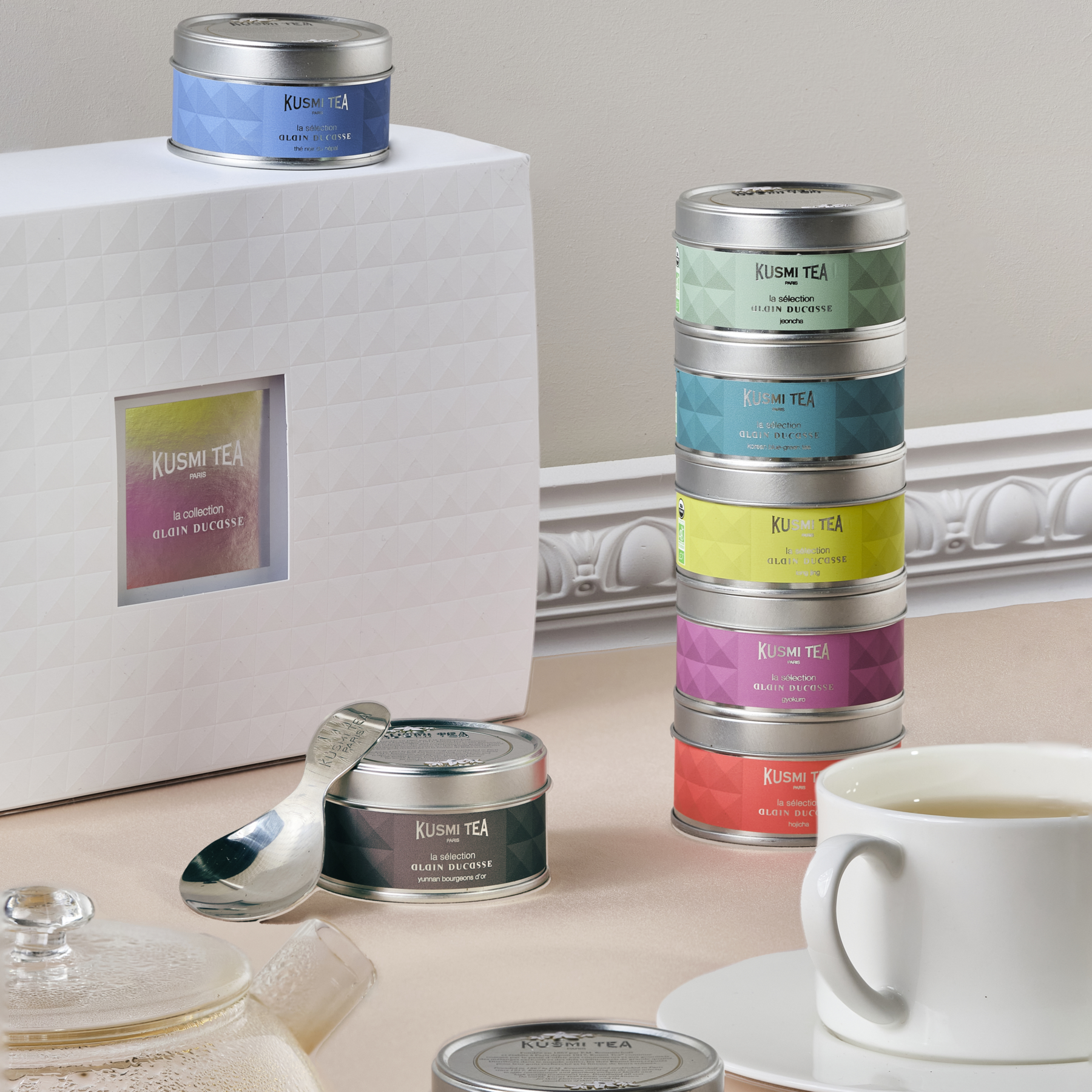 kusmi-tea-cofanetto-la-collection-alain-ducasse-bio-8-t-biologici-d-origine image 2