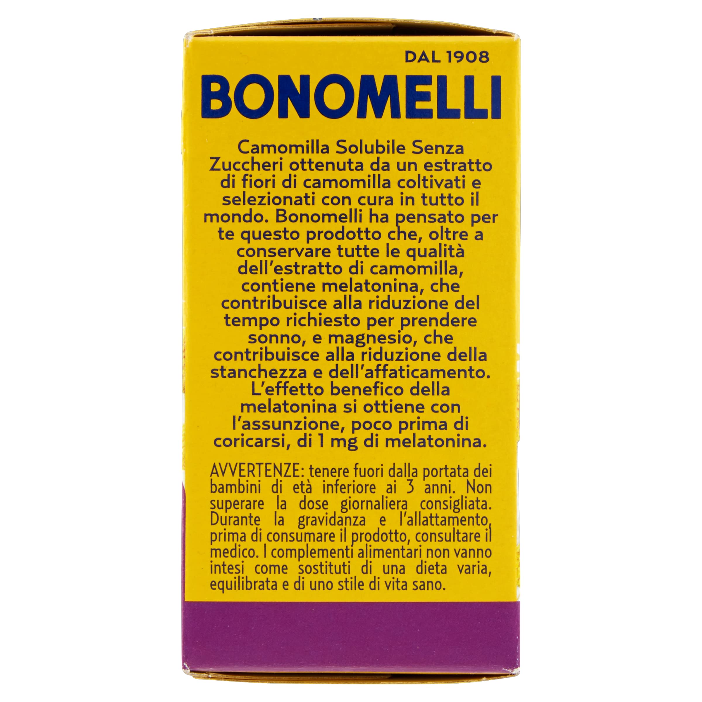 bonomelli-camomilla-solubile-con-melatonina-e-magnesio-16-bustine-72-g image 3
