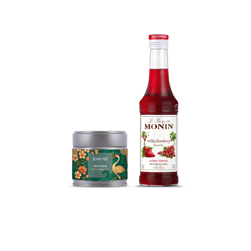 kusmi-tea-kit-matcha-e-sciroppi-componibile-matcha-30g-monin image 1
