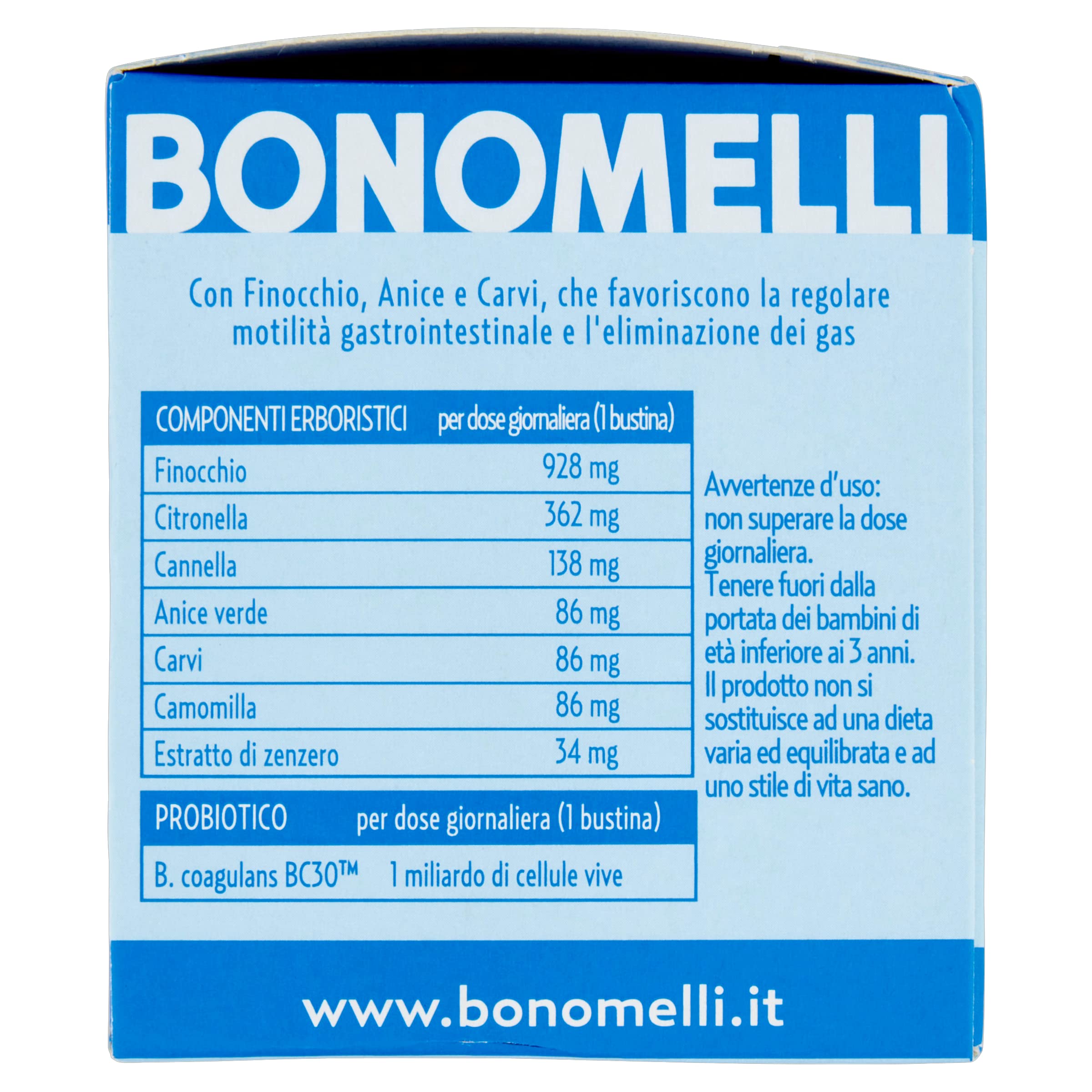 bonomelli-tisana-probiotica-sgonfiante-finocchio-anice-carvi-10-filtri-da-20g image 3