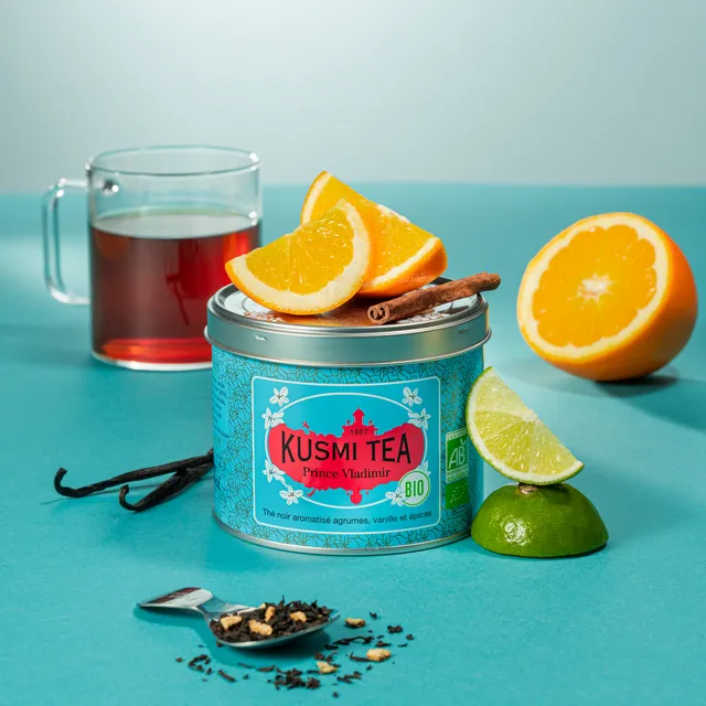 kusmi-tea-prince-vladimir-bio-te-nero-earl-grey-agrumi-e-spezie image 1