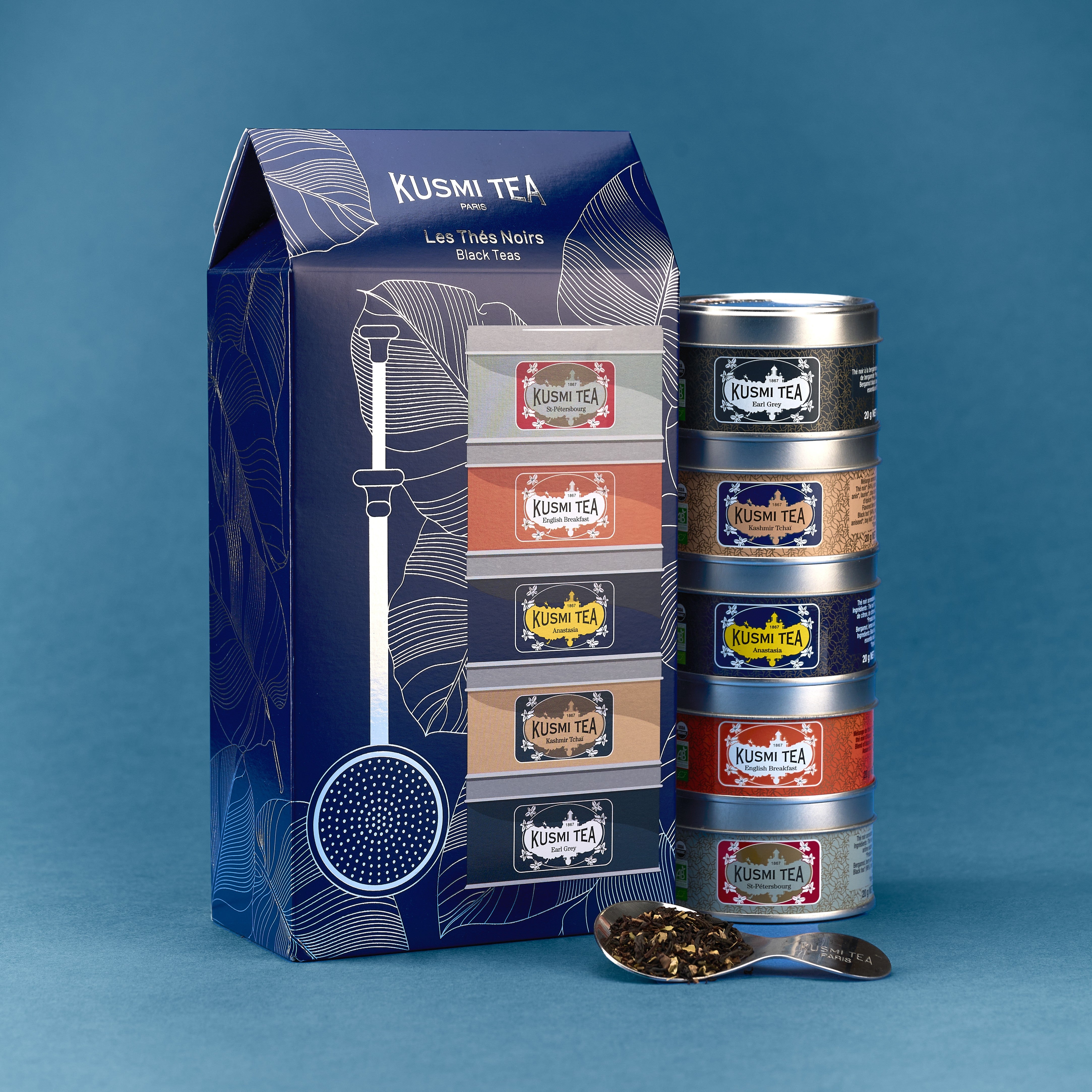 kusmi-tea-cofanetto-t-neri-bio-5-miniature-infusore image 2