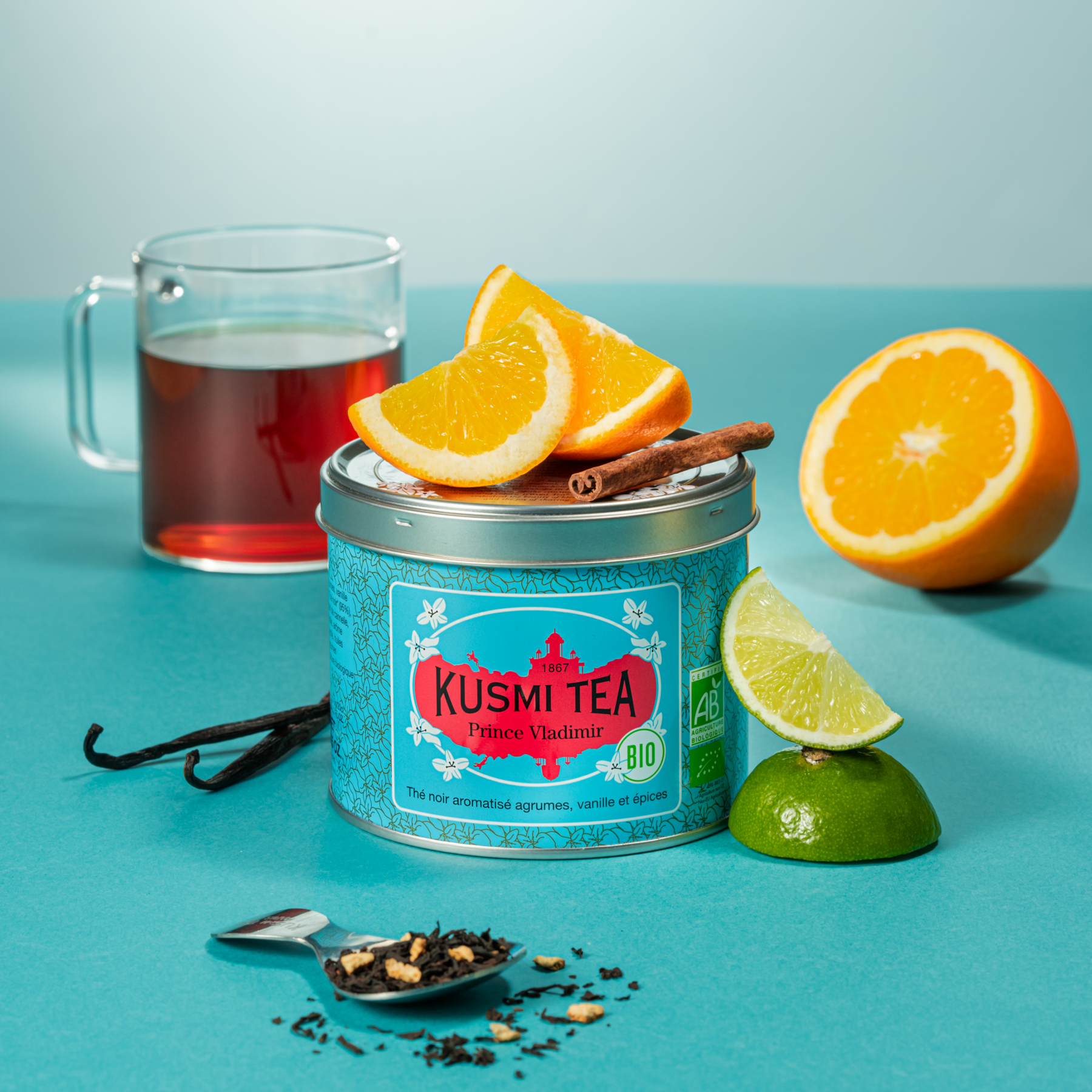 kusmi-tea-prince-vladimir-bio-te-nero-earl-grey-agrumi-e-spezie image 1