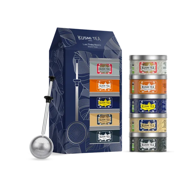 kusmi-tea-cofanetto-t-neri-bio-5-miniature-infusore image 1