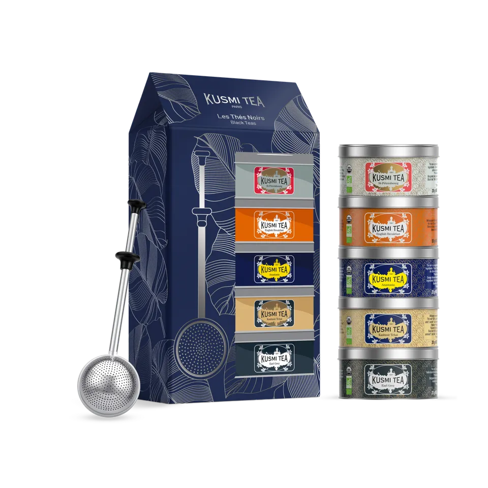 kusmi-tea-cofanetto-t-neri-bio-5-miniature-infusore image 1