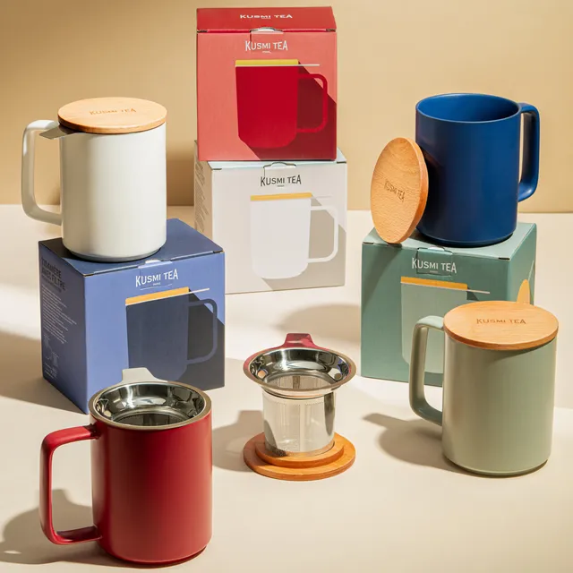 kusmi-tea-tisaniera-in-porcellana-con-filtro-48-cl-coperchio-faggio image 1