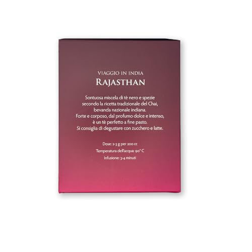 la-via-del-t-rajasthan-t-nero-chai-indiano-speziato-lattina-100-g image 8