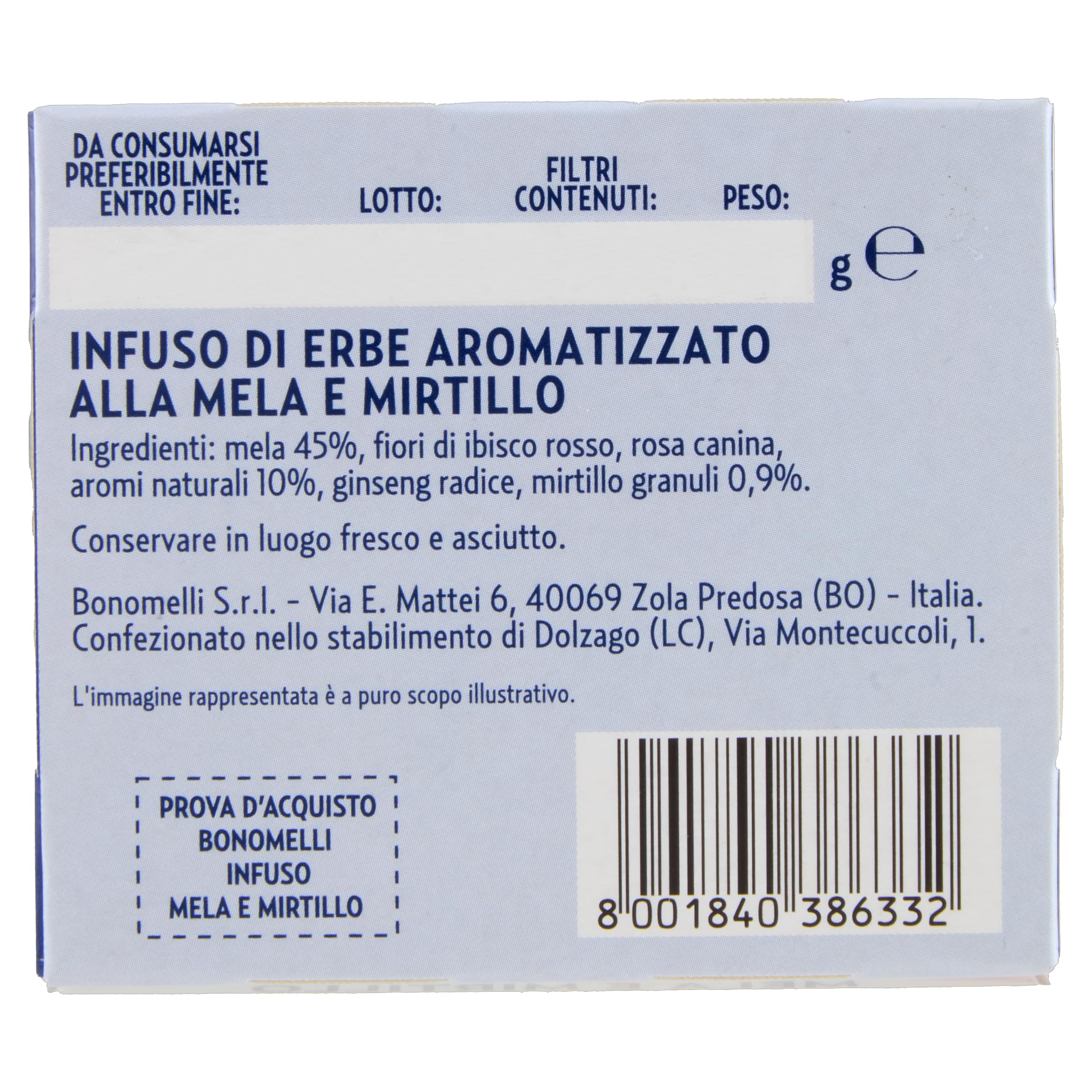 bonomelli-infusi-fruttosi-mela-e-mirtillo-infuso-in-12-filtri-da-24g image 5
