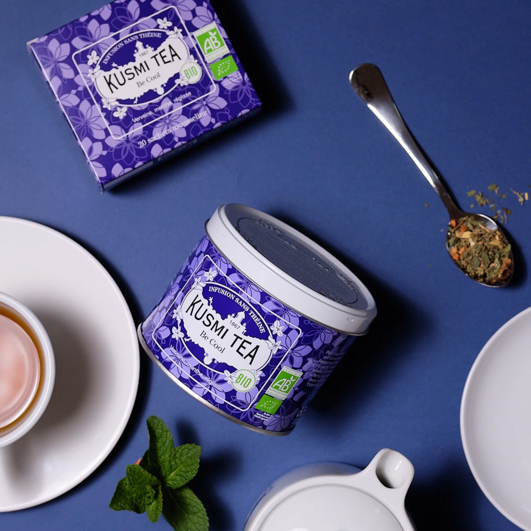 kusmi-tea-be-cool-bio-infuso-menta-senza-teina image 3