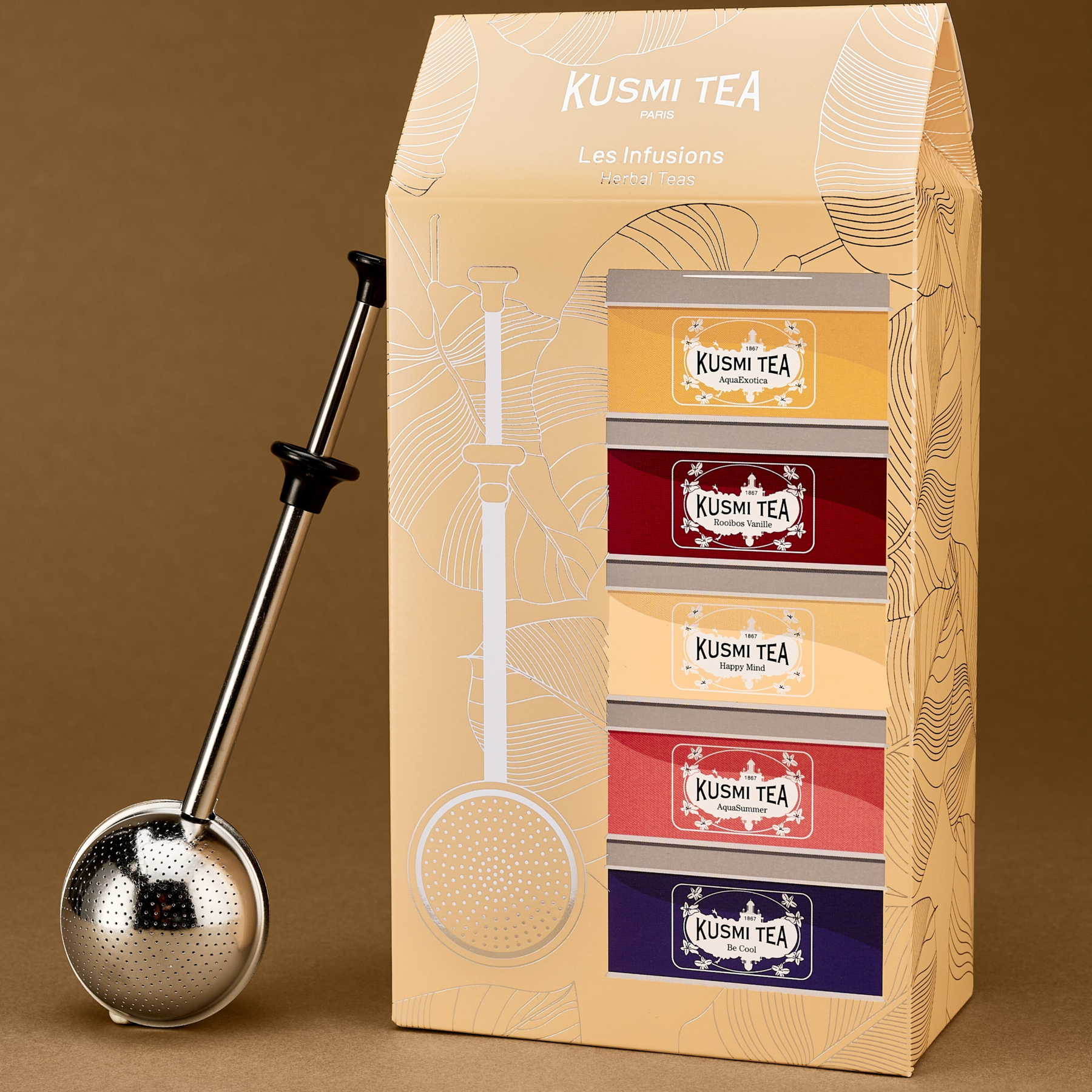 kusmi-tea-t-totem-infusore-da-t-in-acciaio-inox-a-cucchiaio image 2