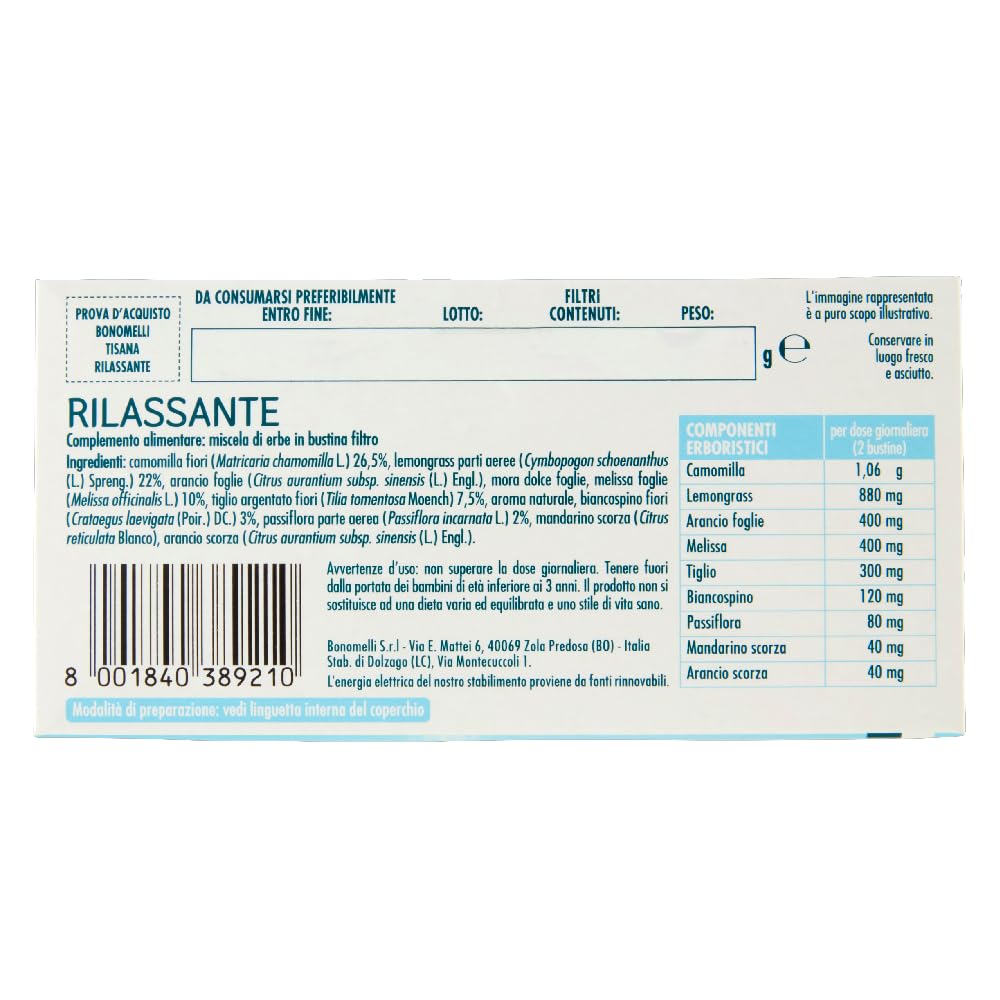 bonomelli-tisane-funzionali-rilassante-camomilla-melissa-valeriana-16-filtri-da- image 2