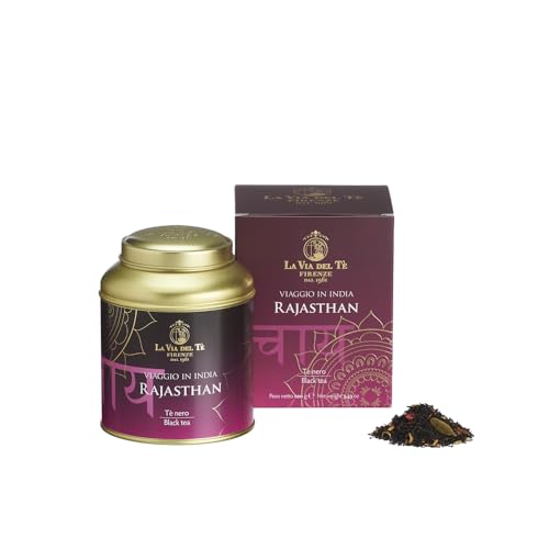 la-via-del-t-rajasthan-t-nero-chai-indiano-speziato-lattina-100-g image 7