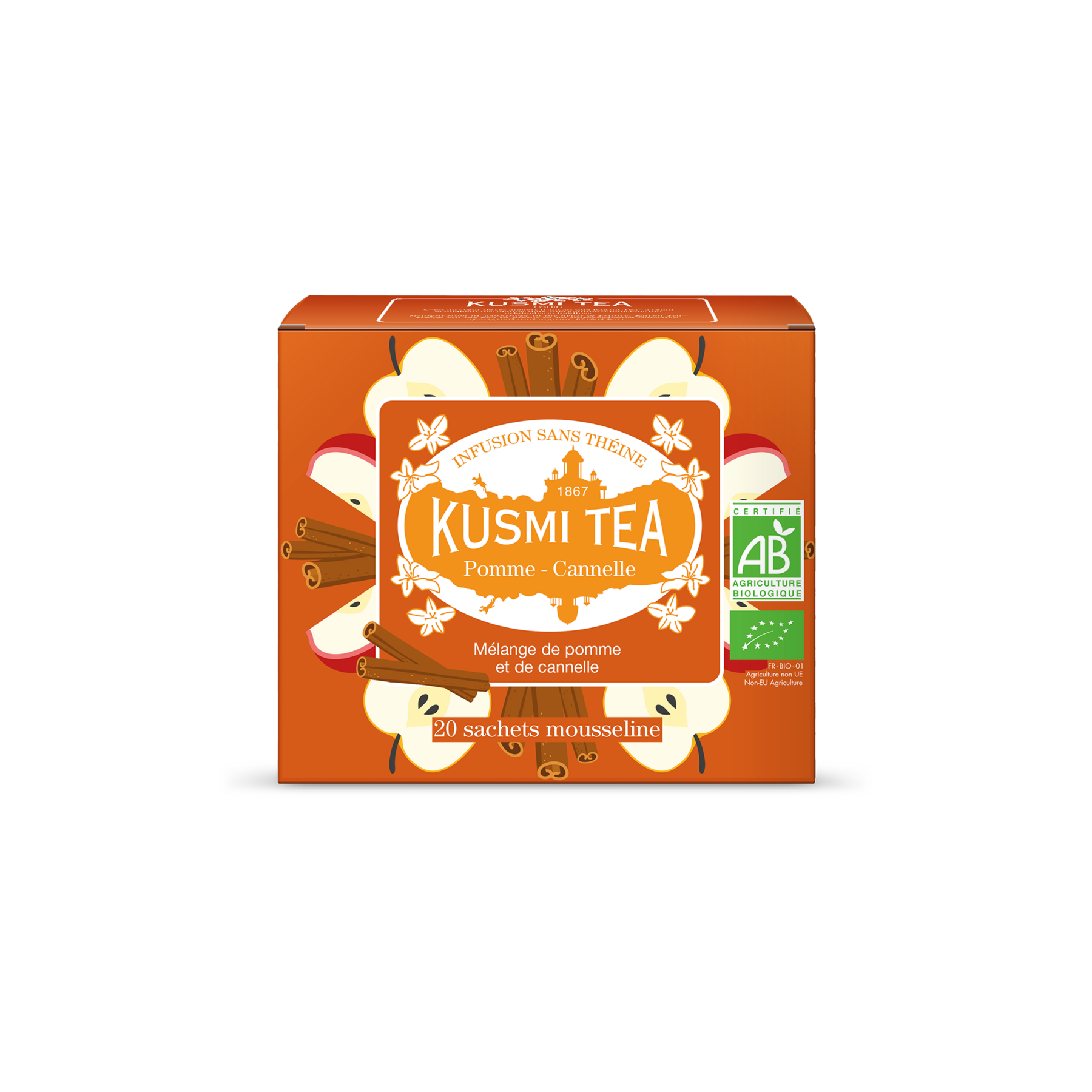 kusmi-tea-mela-cannella-infuso-bio-al-rooibos-senza-teina image 4