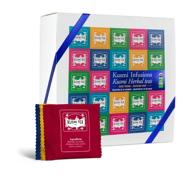 kusmi-tea-cofanetto-herbal-teas-bio-da-25-bustine-aquarosa-aquasummer image 1