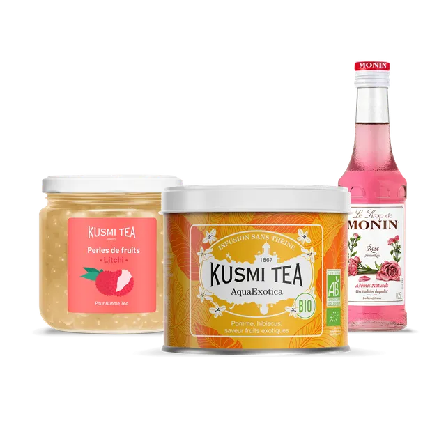 kusmi-tea-kit-bubble-tea-fruit-set-preparazione-con-sciroppo-e-perle image 1