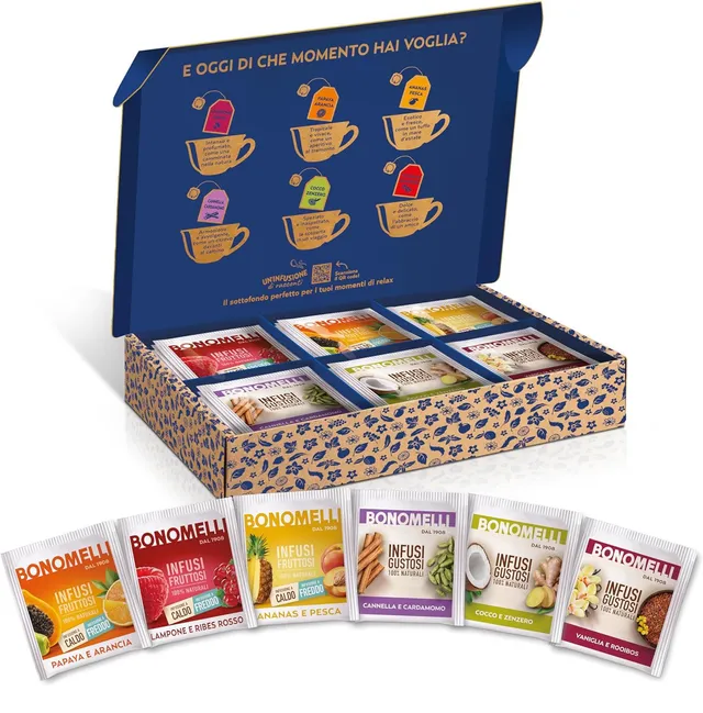bonomelli-box-mix-infusi-36-bustine-6-gusti-fruttosi-e-gustosi image 1