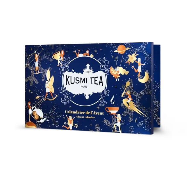 kusmi-tea-calendario-scoperta-cofanetto-24-bustine-te-e-tisane-bio image 1