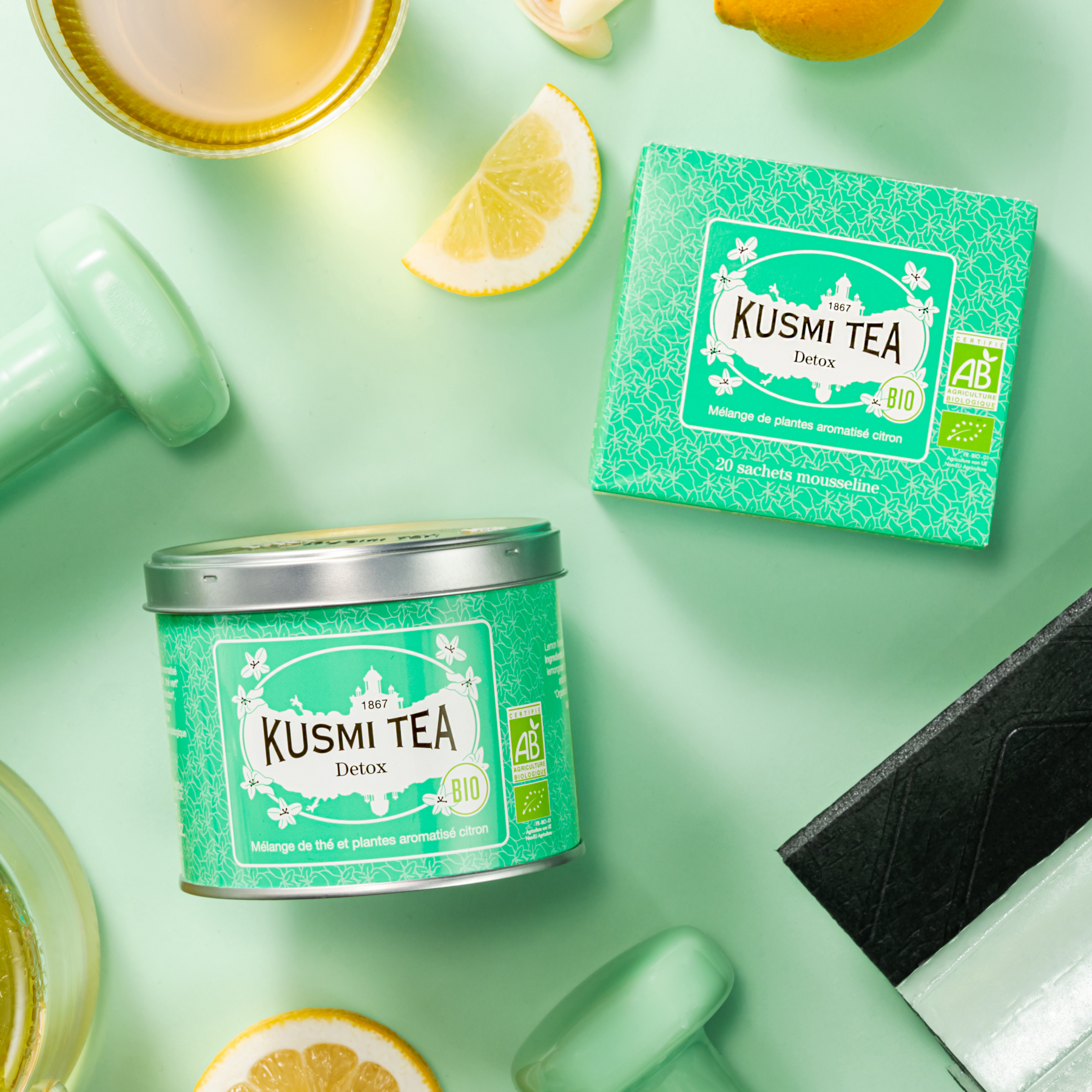 kusmi-tea-detox-bio-t-verde-e-mate-a-limone-e-citronella image 3