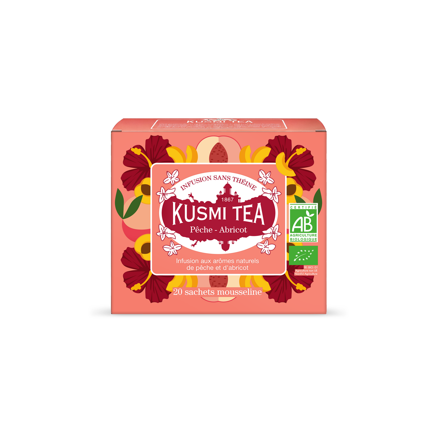 kusmi-tea-pesca-albicocca-tisana-ibisco-senza-teina-pesca-gialla-e-albicocca image 5