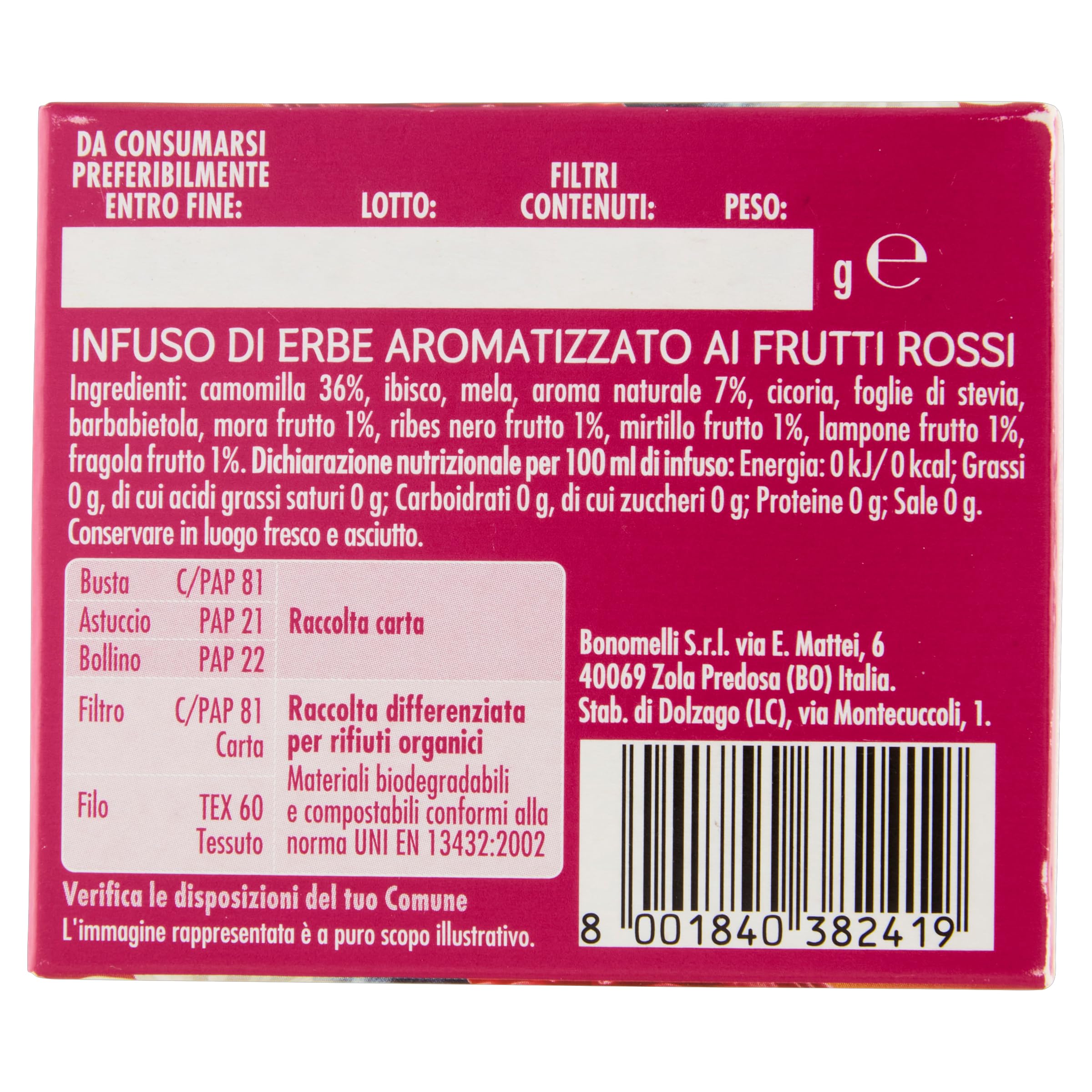 bonomelli-infusi-armoniosi-camomilla-e-frutti-rossi-infuso-12-filtri-24g image 2
