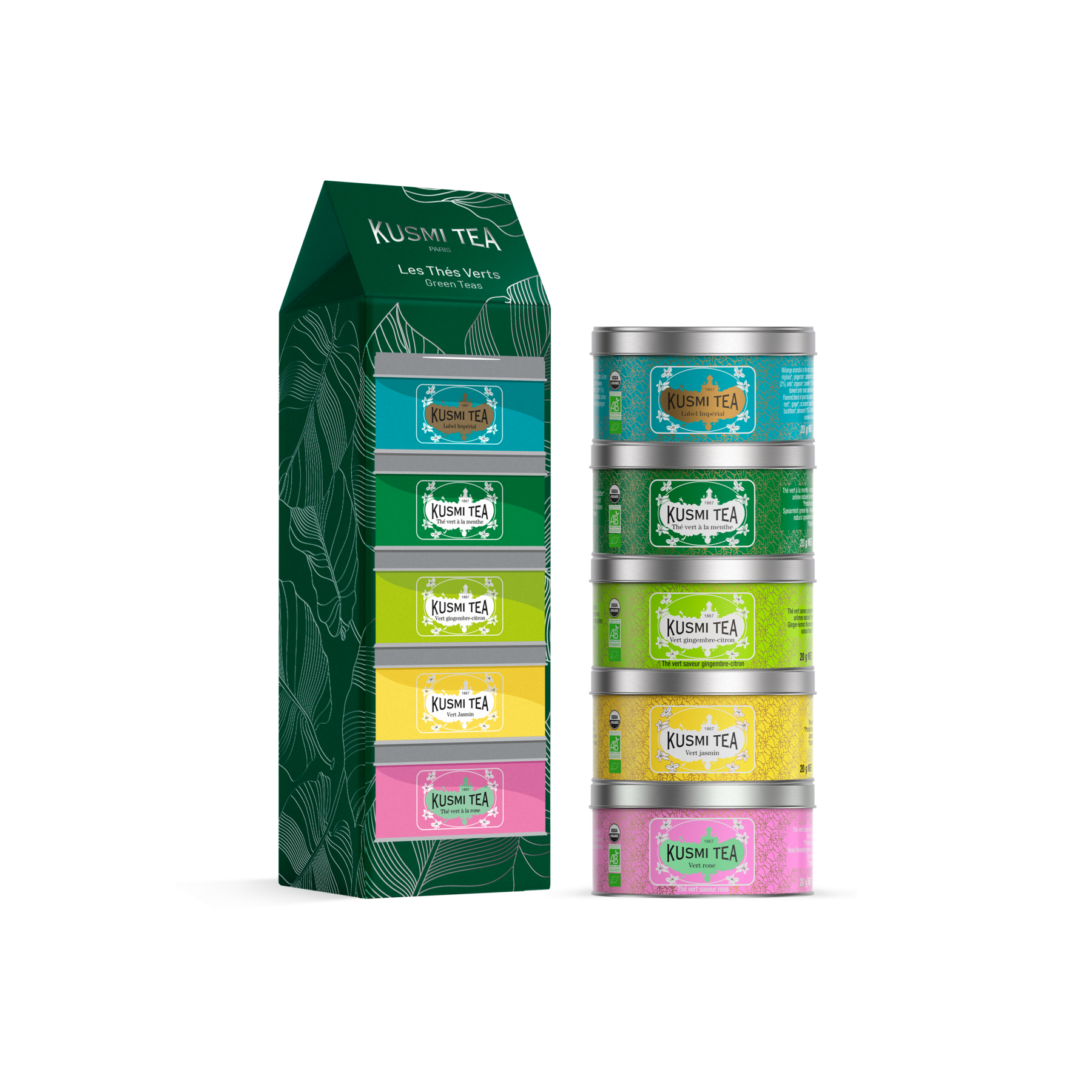 kusmi-tea-cofanetto-t-verdi-bio-5-miniature-sfuse-premium image 1