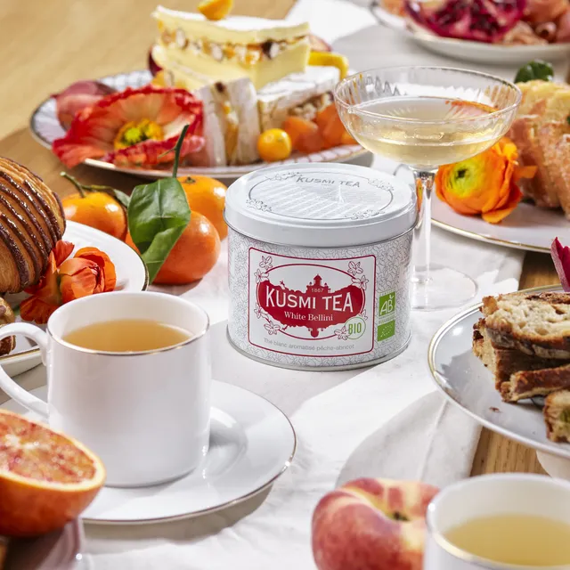 kusmi-tea-white-bellini-bio-t-bianco-a-pesca-e-albicocca image 1