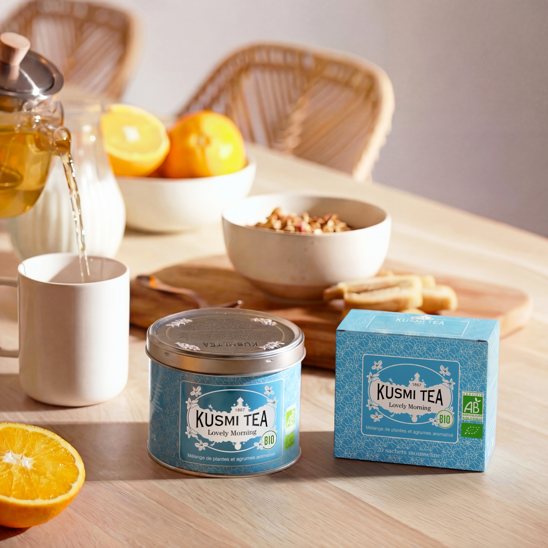 kusmi-tea-lovely-morning-bio-t-verde-biologico-agrumi image 2