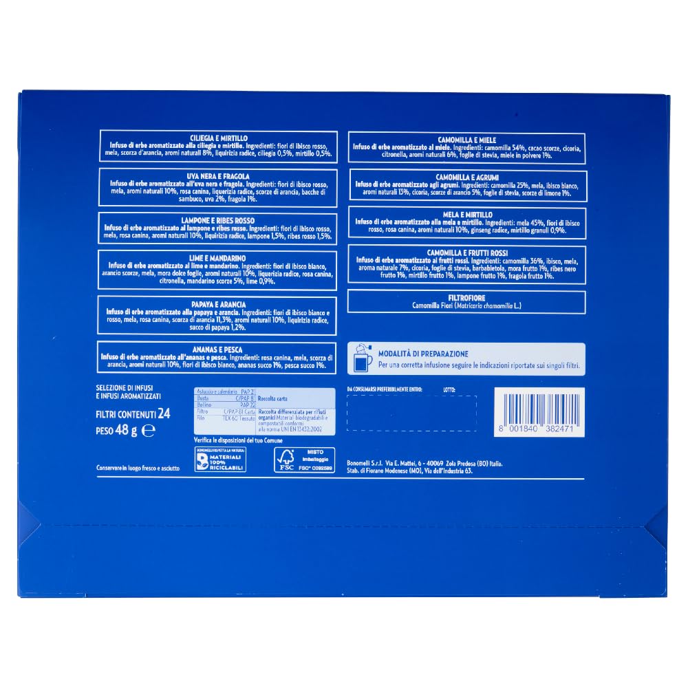 bonomelli-calendario-dell-avvento-24-bustine-assortite-infusi-fruttosi-camomilla image 3